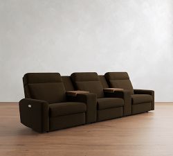 Parker Power Reclining Storage Sofa (91"&ndash;137")