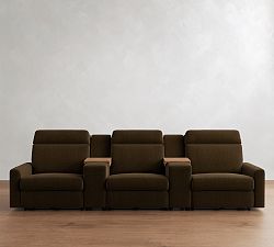Parker Power Reclining Storage Sofa (91"&ndash;137")