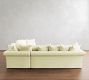 Windsor Slipcovered 3-Piece L-Shaped Sectional (123")
