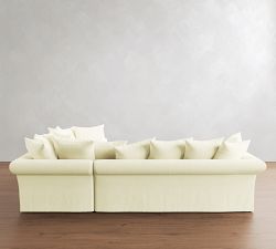 Windsor Slipcovered 3-Piece Sectional (123")