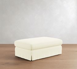 Windsor Slipcovered Modular Sectional Ottoman