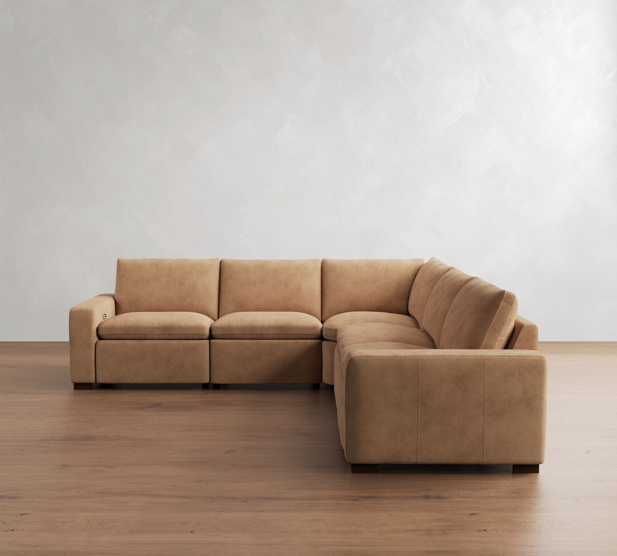 Westlake Leather Power Reclining L-Shaped Sectional (121")