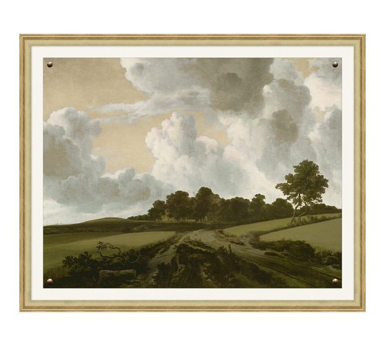 European Hills Framed Print