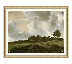 European Hills Framed Print