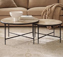 Hestan Round Nesting Coffee Tables (25"-31")