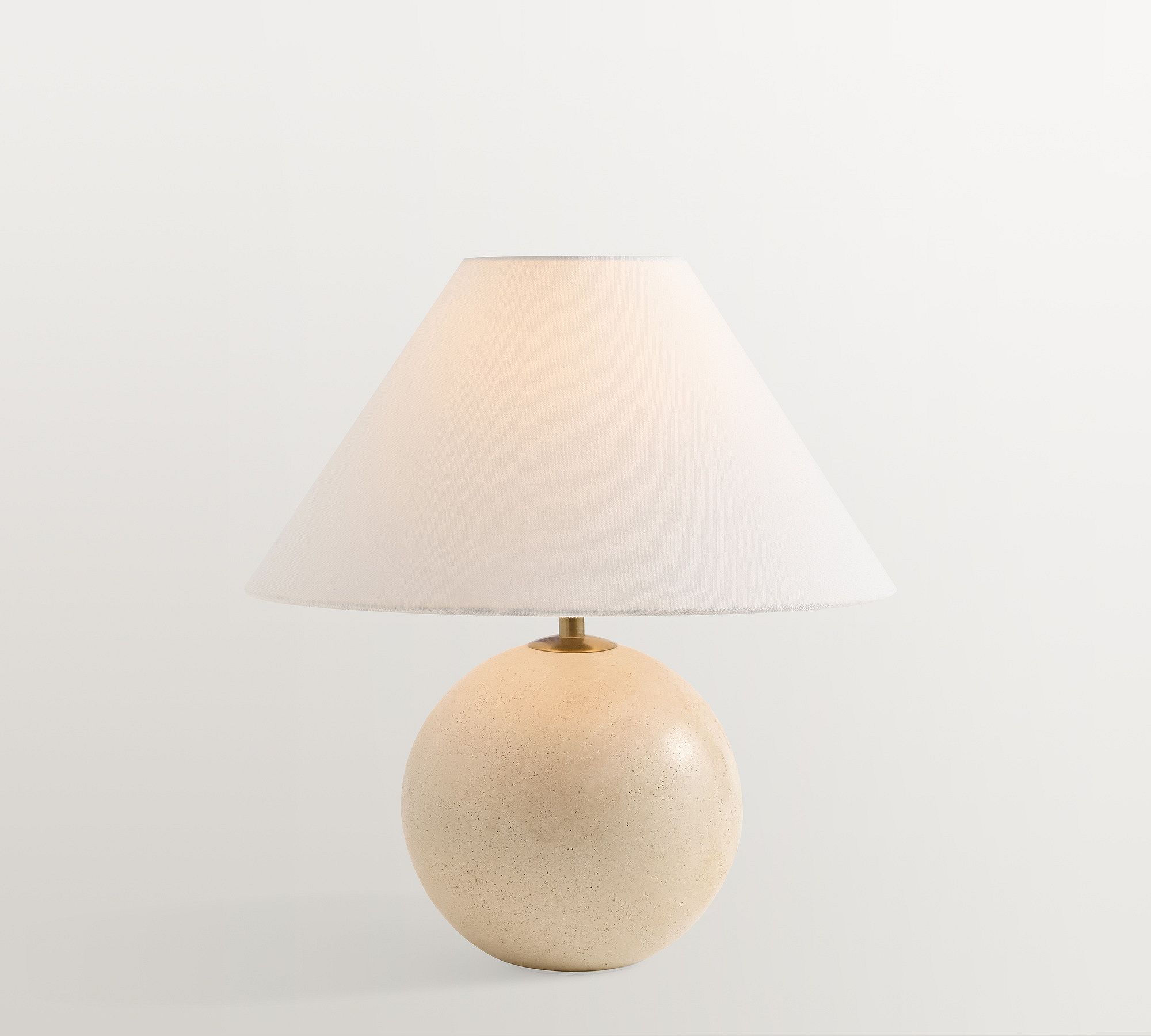 Marlo Stone Round Table Lamp (26")