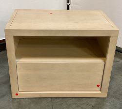 Open Box: Cayman Nightstand without Glass Top (27") - Biscotti
