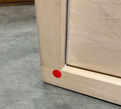 Open Box: Cayman Nightstand without Glass Top (27") - Biscotti