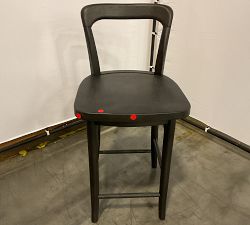 Open Box: Cline Swivel Counter Stool (24") - Charcoal