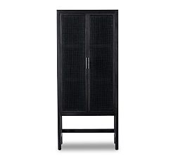 Open Box: Dolores Narrow Storage Cabinet (30") - Black