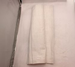Open Box: Emery Linen Cordless Roman Blackout Shade (26"W x 48"L) - White