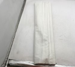 Open Box: Emery Linen Cordless Roman Blackout Shade (32"W x 48"L) - White