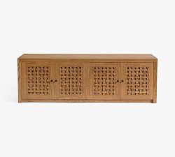 Open Box: Mayfair Media Console (74") - Weathered Umber