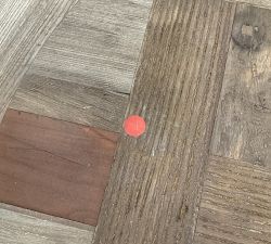 Open Box: Parquet Reclaimed Wood Round Coffee Table (36")