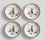 Nightmare Before Christmas Stoneware Sally Appetizer Plates - Set of 4