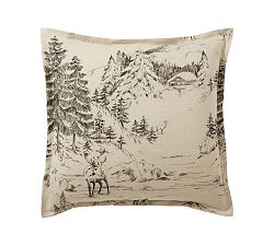 Open Box: Rustic Forest Sham, Euro - Multi