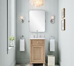 Cooper Frosted Glass Bubbled Flush Mount (18")