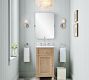 Cooper Frosted Glass Bubbled Flush Mount (18")