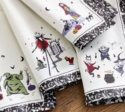 Nightmare Before Christmas Cotton Napkins - Mixed Set of 4