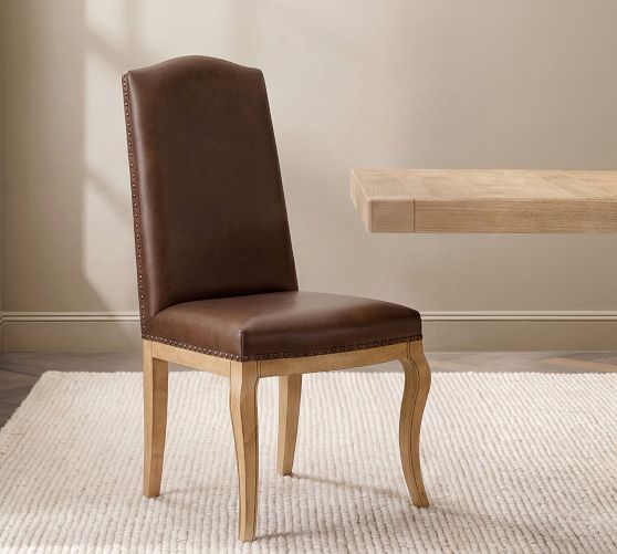 Montclair Leather Dining Chair by Pottery Barn