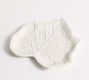 Figural Leaf Stoneware Serving Platter