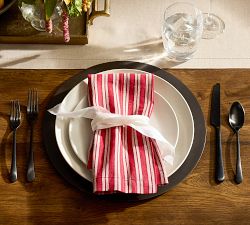 Grayson Stripe Cotton/Linen Napkins - Set of 4