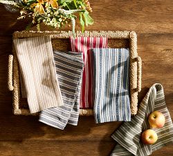 Grayson Stripe Cotton/Linen Napkins - Set of 4
