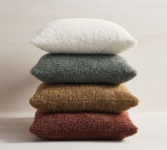 Cozy Teddy Faux Fur Pillow Cover