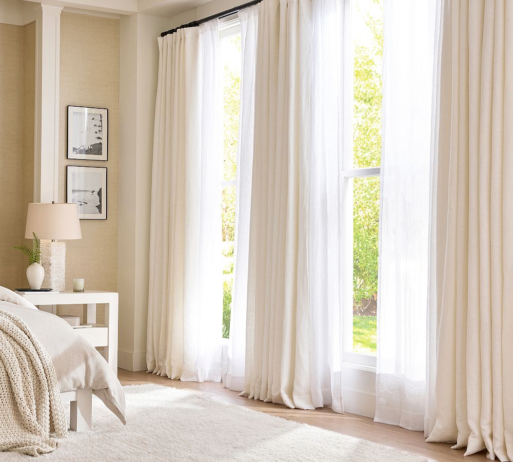 Everyday Linen Curtain by Pottery Barn