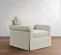 York Roll Arm Slipcovered Chair