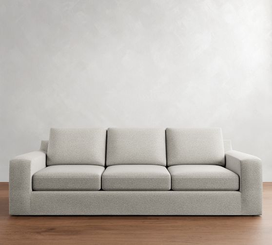 Big Sur Square Arm Slipcovered Sofa (76"-120") by Pottery Barn
