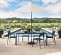 Get the Look: Fiji Metal Rectangular Outdoor Dining Table (72") + Chair Set