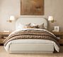 Hampton Upholstered Crowned Bed