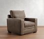 Pearce Square Arm Leather Chair