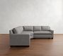 York Square Arm 3-Piece L-Shaped Wedge Sectional (102")