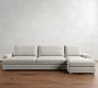 Canyon Roll Arm Chaise Sectional (121"&ndash;165")