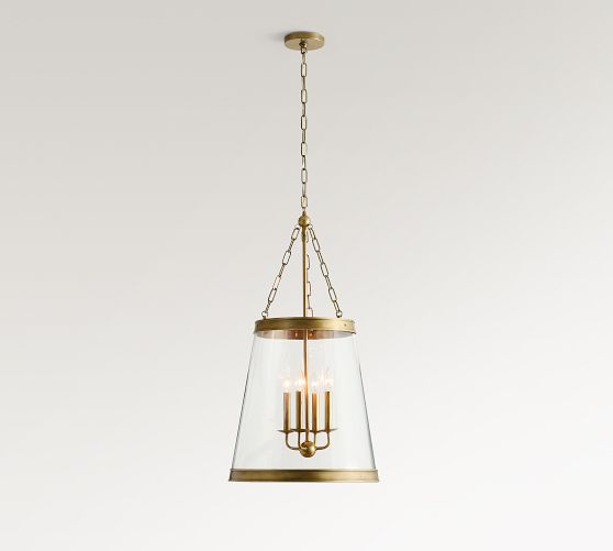 Elizabeth Glass Tapered Pendant (18