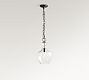 Flynn Recycled Glass Pendant (12"-17")