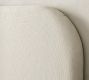 Hampton Upholstered Crowned Bed