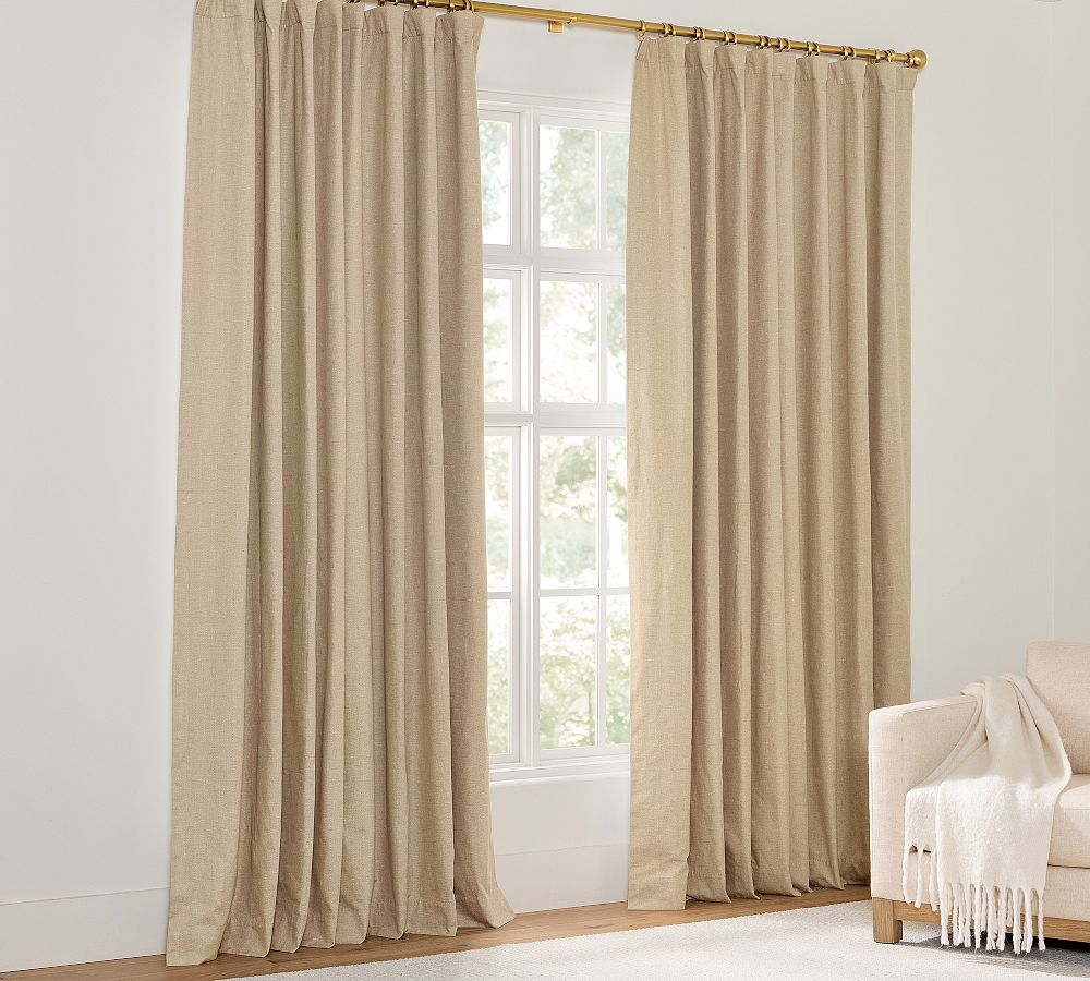 Herringbone Blackout Curtain by Pottery Barn