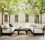 Malibu Metal Round Outdoor Grand Coffee Table (43")