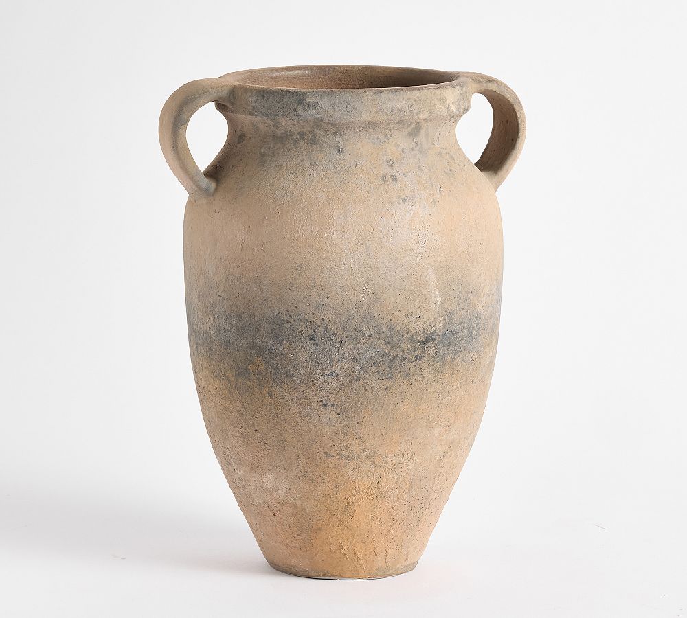 Weathered Terracotta Vase by Pottery Barn