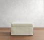 York Slipcovered Ottoman (32")