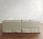 York Square Arm Deep Seat Slipcovered 3-Piece L-Shaped Wedge Sectional (108")