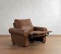 Big Sur Roll Arm Leather Power Recliner