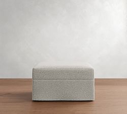 Big Sur Slipcovered Ottoman (32")