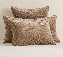 Follette Velvet Quilted Sham