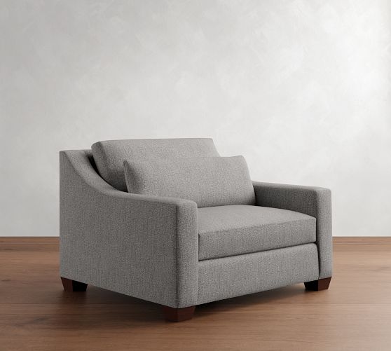 York Slope Arm Deep Seat Chair and a Half by Pottery Barn