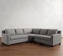 York Square Arm 3-Piece L-Shaped Wedge Sectional (102")