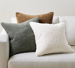 Cozy Teddy Faux Fur Pillow Cover